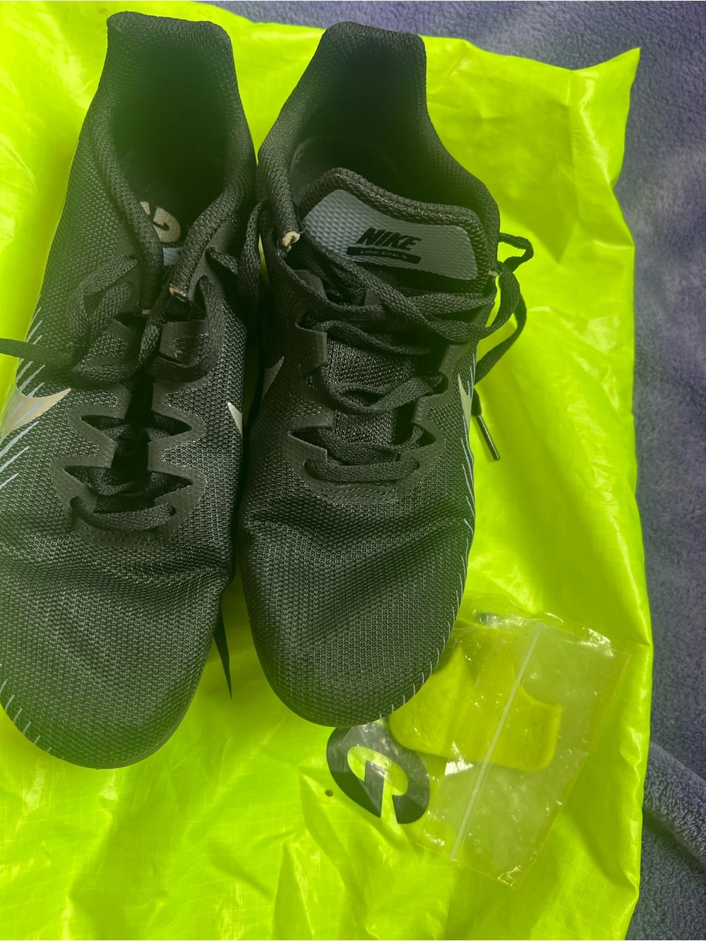 Nike women’s track spikes Black